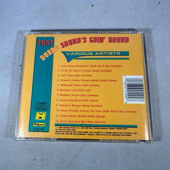 That Dobro Sounds Goin Round Various Artists CD Highland Music 1987 - Picture 2 of 3